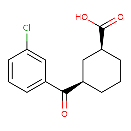 cis-3-(3-Chlorobenzoyl)cyclohexane-1-carboxylic acid