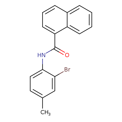 N-(2-bromo-4-methylphenyl)naphthalene-1-carboxamide