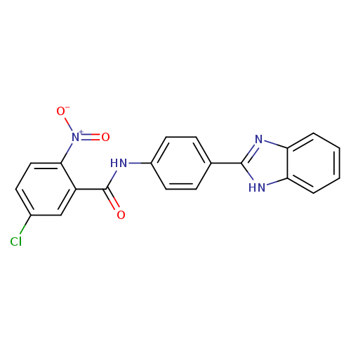 N-[4-(1H-1,3-benzodiazol-2-yl)phenyl]-5-chloro-2-nitrobenzamide