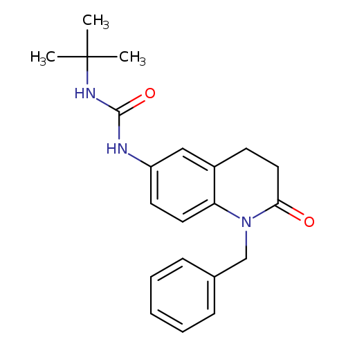 1-(1-benzyl-2-oxo-1,2,3,4-tetrahydroquinolin-6-yl)-3-tert-butylurea