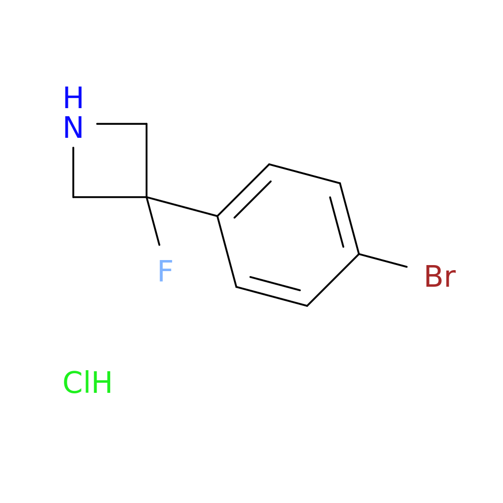 3-(4-Bromophenyl)-3-fluoroazetidine hydrochloride