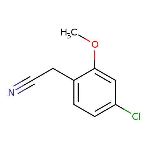 2-(4-Chloro-2-methoxyphenyl)acetonitrile