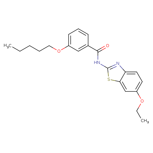 N-(6-ethoxy-1,3-benzothiazol-2-yl)-3-(pentyloxy)benzamide