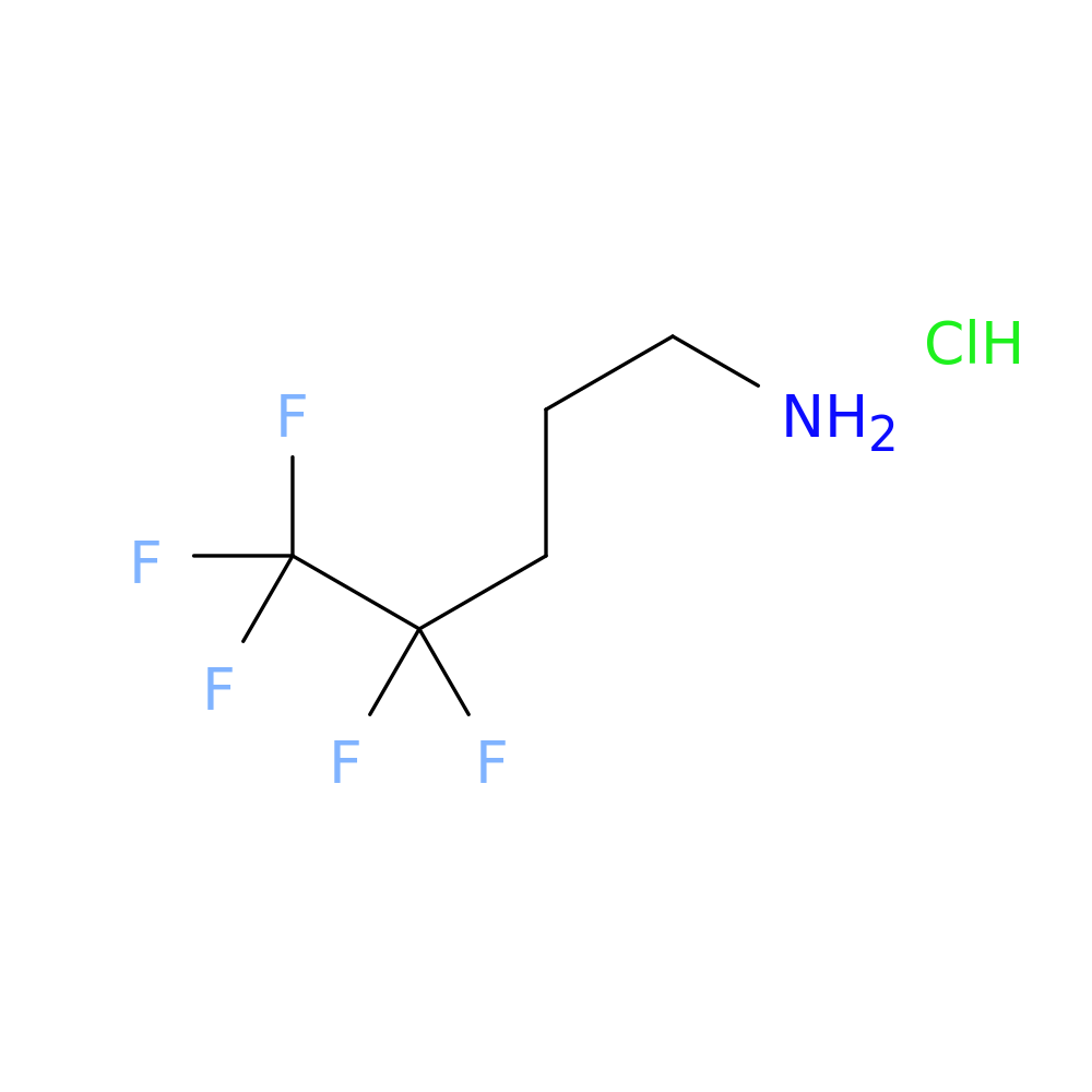 4,4,5,5,5-pentafluoropentan-1-amine hydrochloride