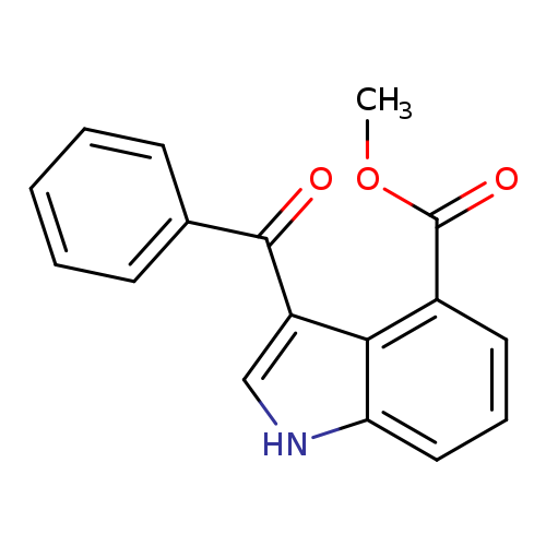 methyl 3-benzoyl-1H-indole-4-carboxylate