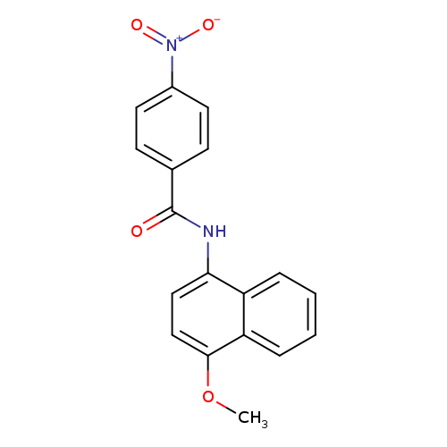 N-(4-methoxynaphthalen-1-yl)-4-nitrobenzamide