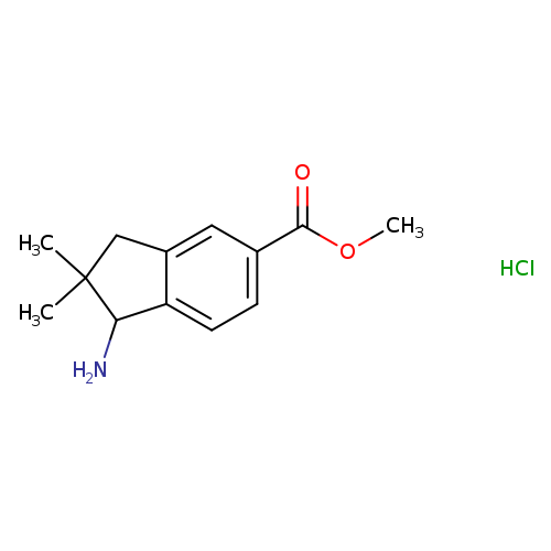 methyl 1-amino-2,2-dimethyl-2,3-dihydro-1H-indene-5-carboxylate hydrochloride