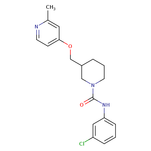 N-(3-chlorophenyl)-3-{[(2-methylpyridin-4-yl)oxy]methyl}piperidine-1-carboxamide