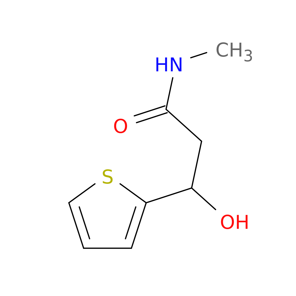 3-Hydroxy-N-methyl-3-(thiophen-2-yl)propanamide