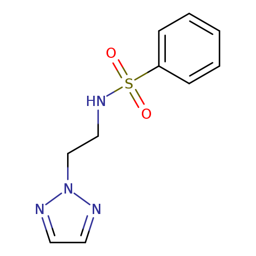 N-[2-(2H-1,2,3-triazol-2-yl)ethyl]benzenesulfonamide