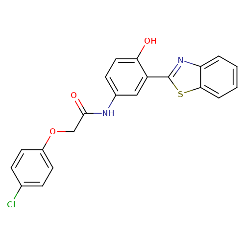 N-[3-(1,3-benzothiazol-2-yl)-4-hydroxyphenyl]-2-(4-chlorophenoxy)acetamide