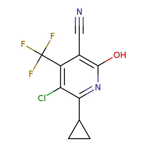5-Chloro-6-cyclopropyl-2-hydroxy-4-(trifluoromethyl)nicotinonitrile