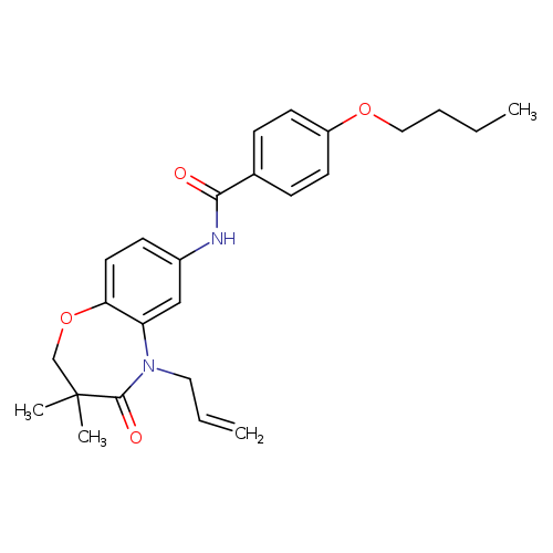 4-butoxy-N-[3,3-dimethyl-4-oxo-5-(prop-2-en-1-yl)-2,3,4,5-tetrahydro-1,5-benzoxazepin-7-yl]benzamide