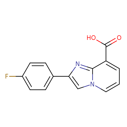 2-(4-FLUOROPHENYL)IMIDAZO[1,2-A]PYRIDINE-8-CARBOXYLIC ACID