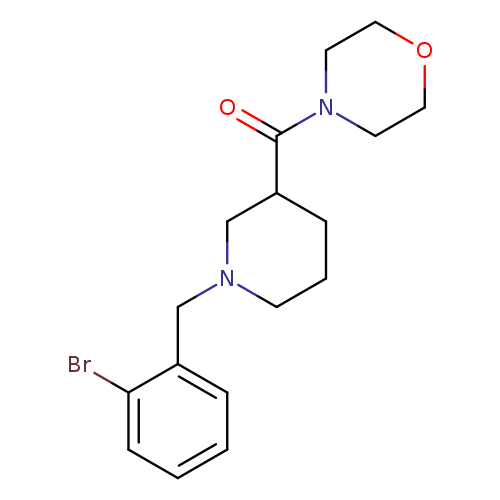 4-{1-[(2-bromophenyl)methyl]piperidine-3-carbonyl}morpholine