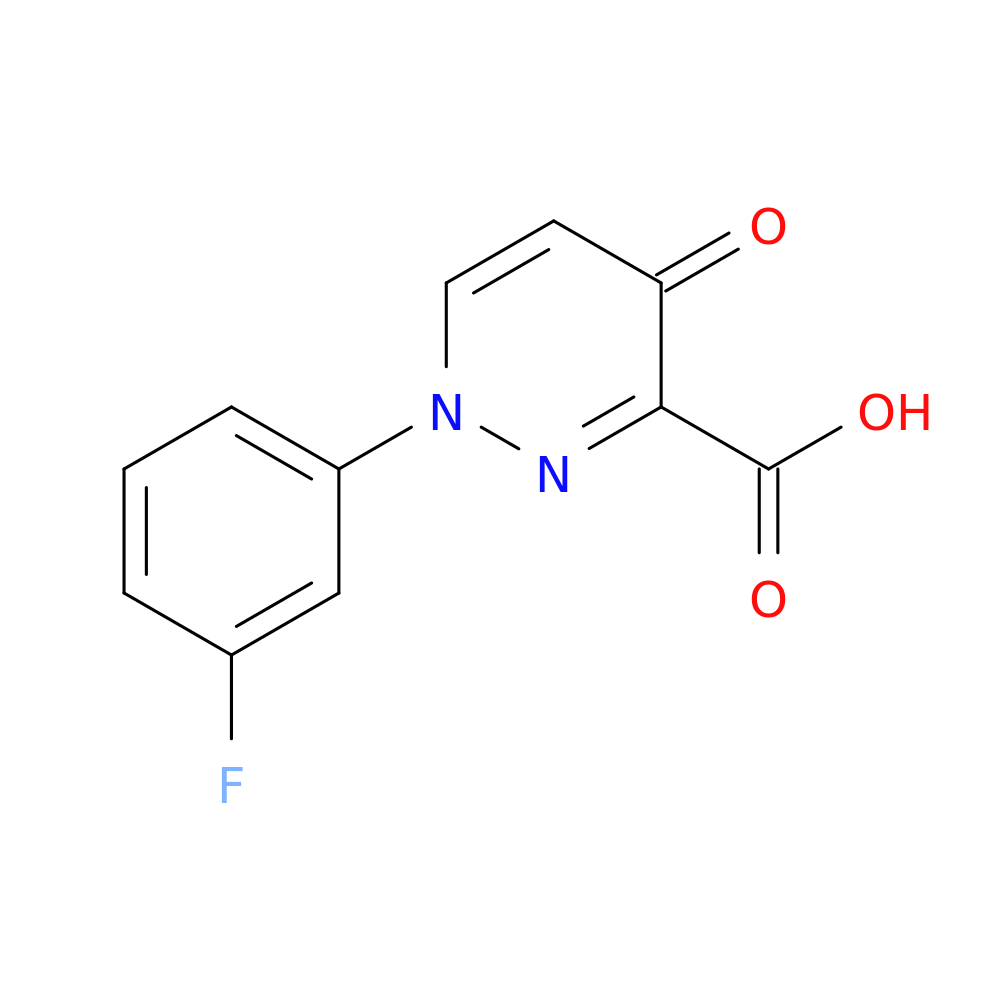 1-(3-fluorophenyl)-4-oxo-1,4-dihydropyridazine-3-carboxylic acid
