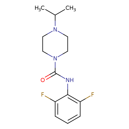 N-(2,6-difluorophenyl)-4-(propan-2-yl)piperazine-1-carboxamide