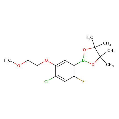 1,3,2-Dioxaborolane, 2-[4-chloro-2-fluoro-5-(2-methoxyethoxy)phenyl]-4,4,5,5-tetramethyl-