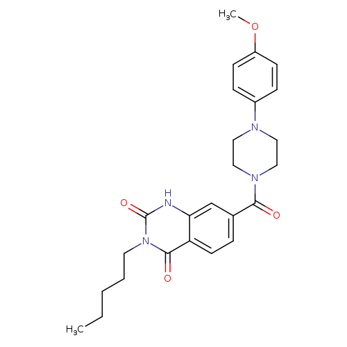 7-[4-(4-methoxyphenyl)piperazine-1-carbonyl]-3-pentyl-1,2,3,4-tetrahydroquinazoline-2,4-dione