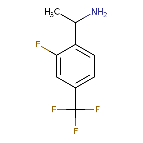 1-[2-Fluoro-4-(trifluoromethyl)phenyl]ethan-1-amine