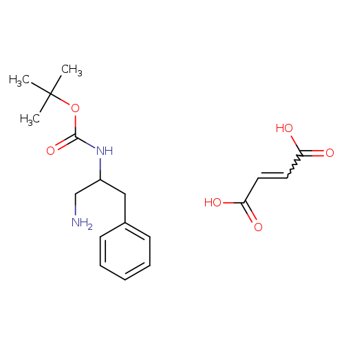 Carbamic acid, N-[1-(aminomethyl)-2-phenylethyl]-, 1,1-dimethylethyl ester, 2-butenedioate (1:1)