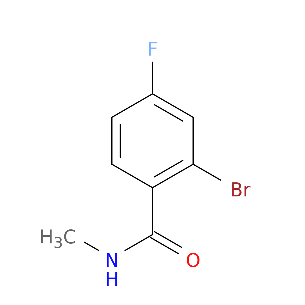N-methyl-2-bromo-4-fluorobenzamide