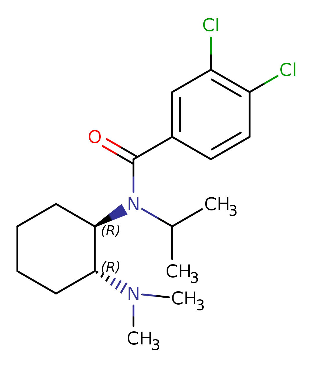 trans-3,4-dichloro-N-2-(dimethylamino)cyclohexyl)-N-isopropylbenzamide