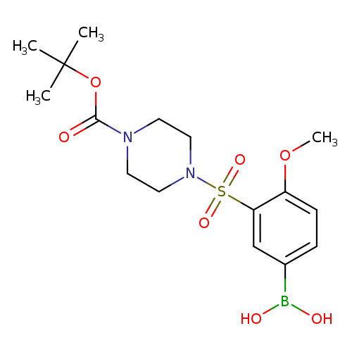 [3-({4-[(tert-butoxy)carbonyl]piperazin-1-yl}sulfonyl)-4-methoxyphenyl]boronic acid