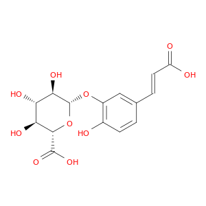 5-(2-Carboxyethenyl)-2-hydroxyphenyl-beta-d-glucopyranosiduronic acid