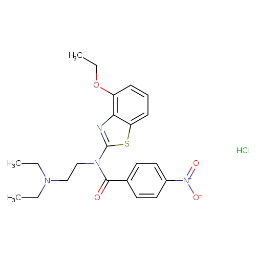 N-[2-(diethylamino)ethyl]-N-(4-ethoxy-1,3-benzothiazol-2-yl)-4-nitrobenzamide hydrochloride