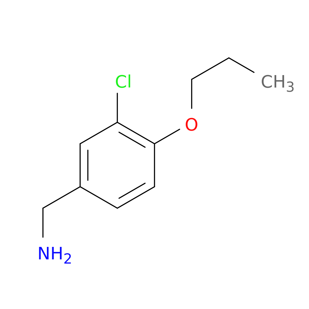 (3-Chloro-4-propoxybenzyl)amine