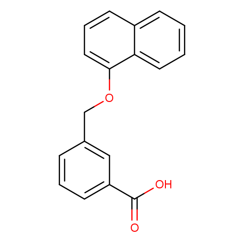 3-((Naphthalen-1-yloxy)methyl)benzoic acid