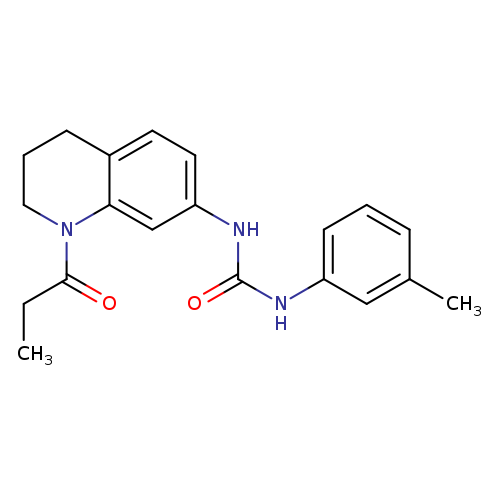 1-(3-methylphenyl)-3-(1-propanoyl-1,2,3,4-tetrahydroquinolin-7-yl)urea