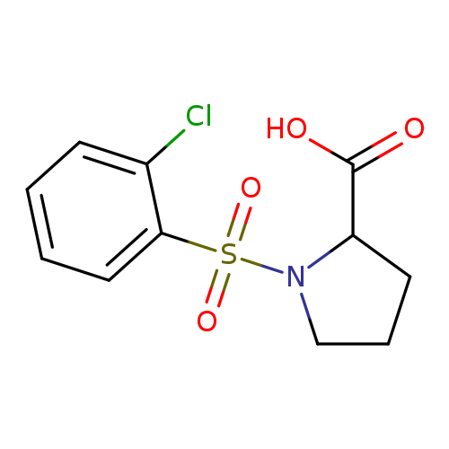 1-(2-chlorobenzenesulfonyl)pyrrolidine-2-carboxylic acid