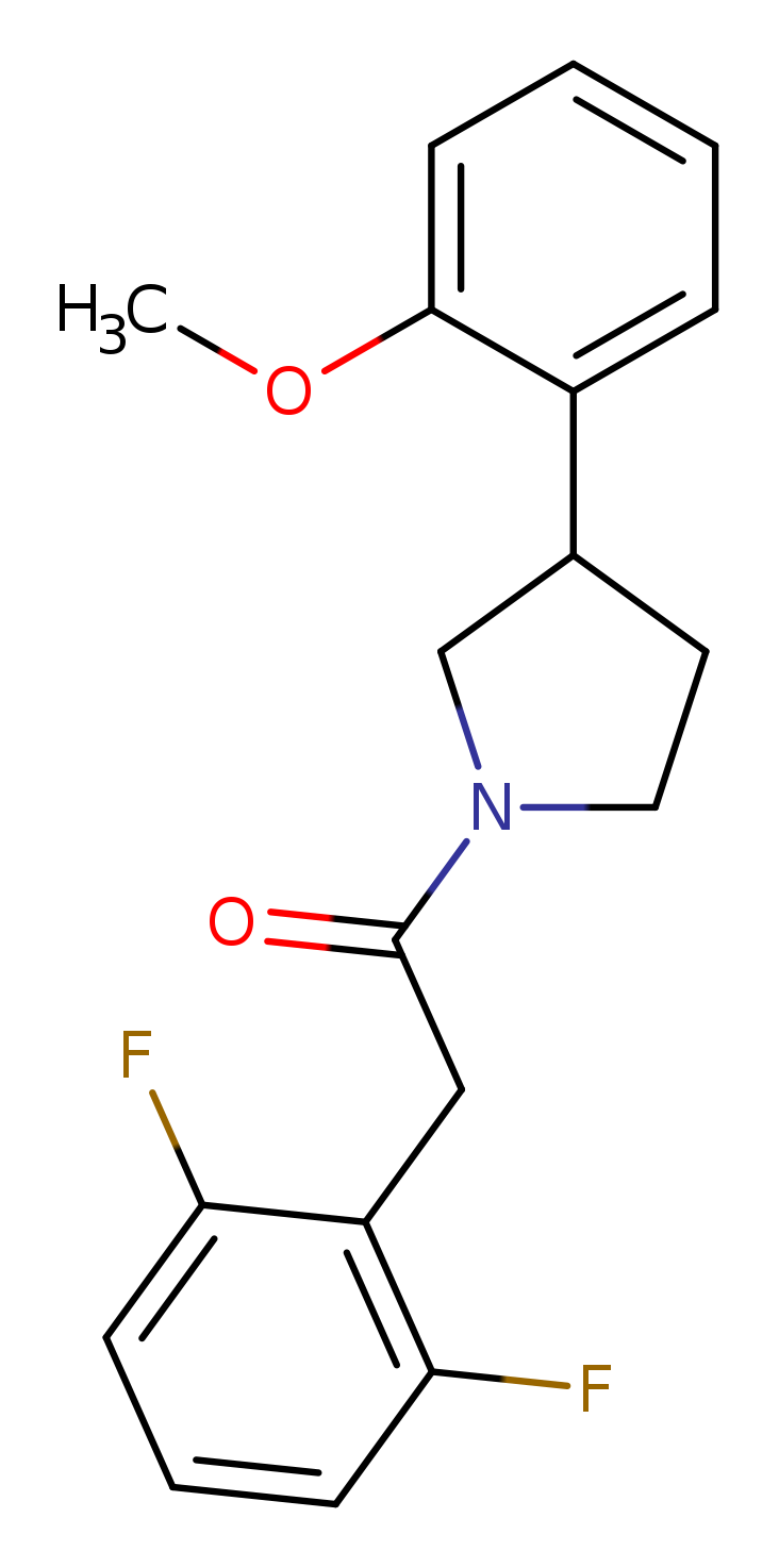 2-(2,6-difluorophenyl)-1-[3-(2-methoxyphenyl)pyrrolidin-1-yl]ethan-1-one