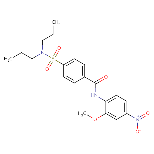 4-(dipropylsulfamoyl)-N-(2-methoxy-4-nitrophenyl)benzamide