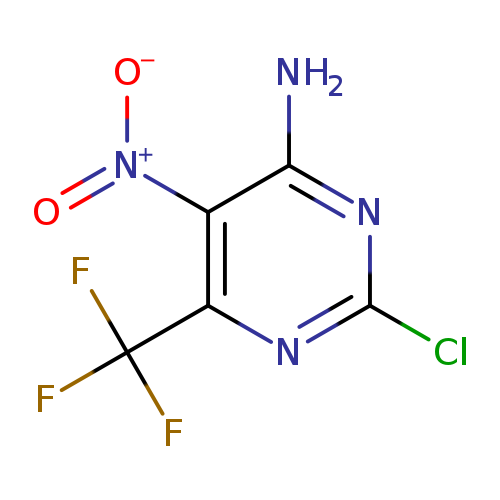 2-CHLORO-5-NITRO-6-(TRIFLUOROMETHYL)PYRIMIDIN-4-AMINE