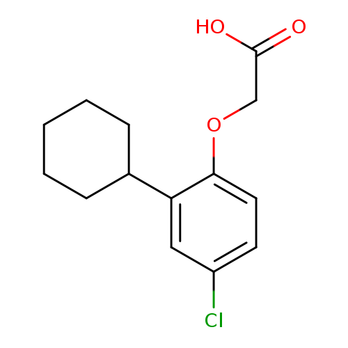 2-(4-chloro-2-cyclohexylphenoxy)acetic acid