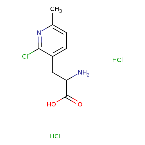 2-amino-3-(2-chloro-6-methylpyridin-3-yl)propanoicaciddihydrochloride