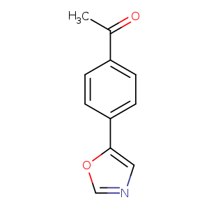 1-[4-(1,3-oxazol-5-yl)phenyl]ethan-1-one
