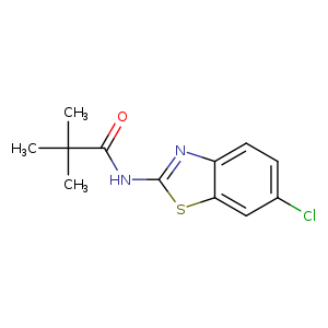 N-(6-chloro-1,3-benzothiazol-2-yl)-2,2-dimethylpropanamide