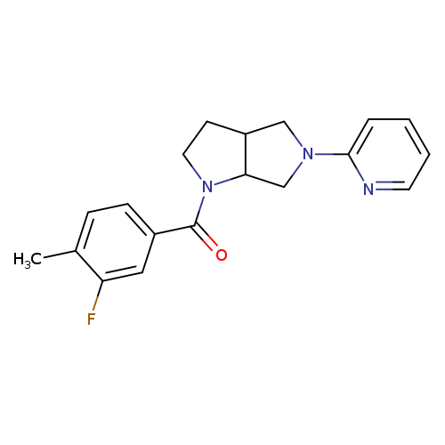 2-[1-(3-fluoro-4-methylbenzoyl)-octahydropyrrolo[3,4-b]pyrrol-5-yl]pyridine