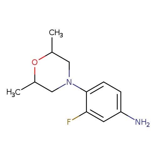 4-(2,6-dimethylmorpholin-4-yl)-3-fluoroaniline