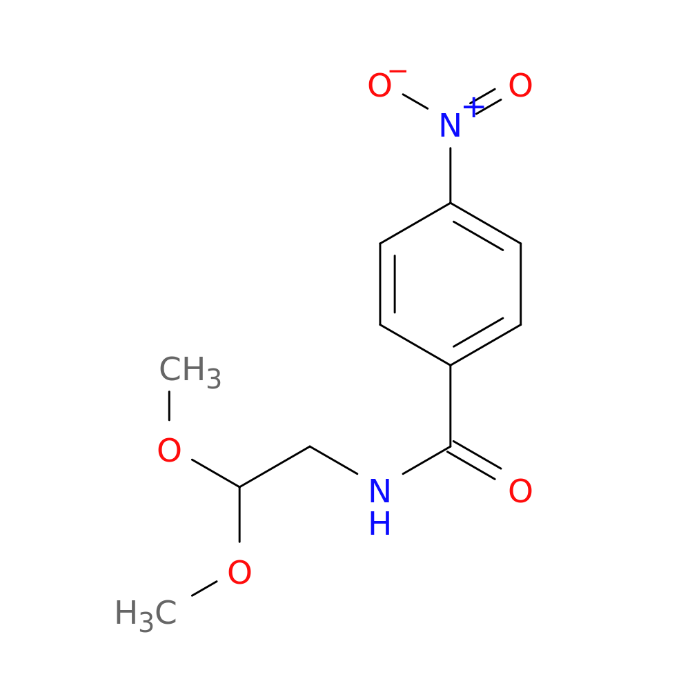 N-(2,2-dimethoxyethyl)-4-nitrobenzamide