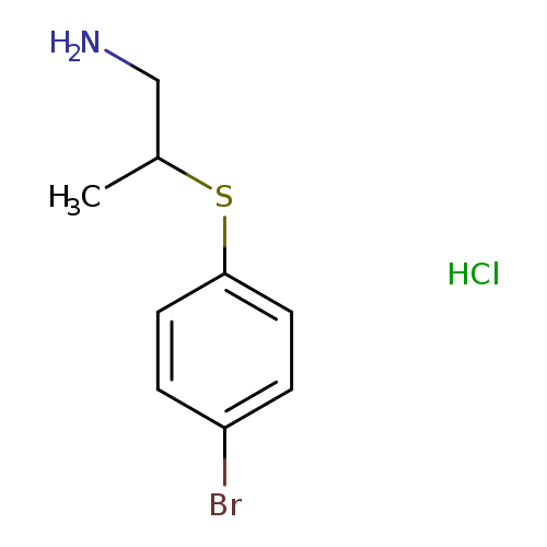 1-[(1-Aminopropan-2-yl)sulfanyl]-4-bromobenzene hydrochloride