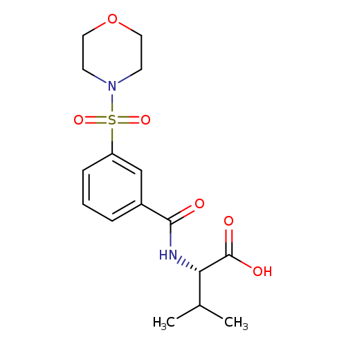 (2S)-3-methyl-2-{[3-(morpholine-4-sulfonyl)phenyl]formamido}butanoic acid