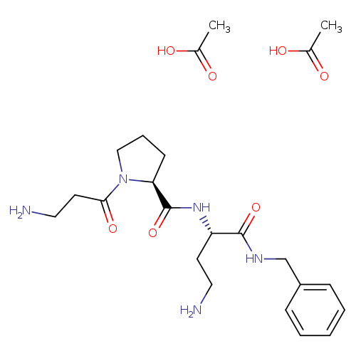 (2S)-beta-Alanyl-L-prolyl-2,4-diamino-N-(phenylmethyl)butanamide acetate