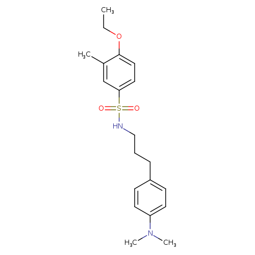 N-{3-[4-(dimethylamino)phenyl]propyl}-4-ethoxy-3-methylbenzene-1-sulfonamide