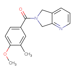 6-(4-methoxy-3-methylbenzoyl)-5H,6H,7H-pyrrolo[3,4-b]pyridine