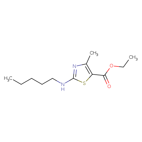 ETHYL 4-METHYL-2-(PENTYLAMINO)-1,3-THIAZOLE-5-CARBOXYLATE